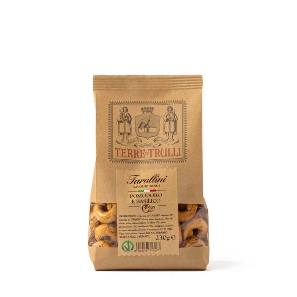 Tarallini Pomodoro e Basilico 230g